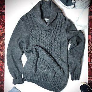 L.O.G.G dark grey knit sweater.by H&M